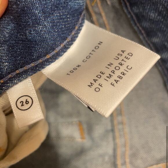 GRLFRND Helena High Rise Straight Leg Jeans Last Dance Wash 24 - Picture 9 of 9